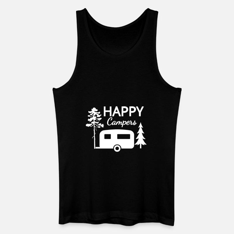 Camper - Männer Bio Tank Top - Schwarz