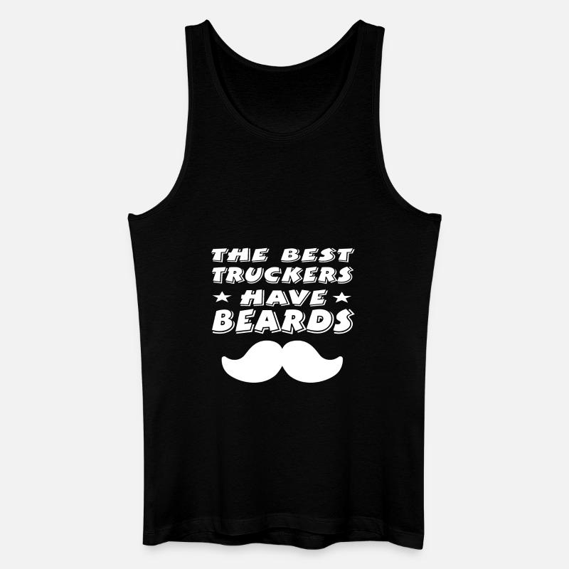 Bart - Männer Bio Tank Top - Schwarz
