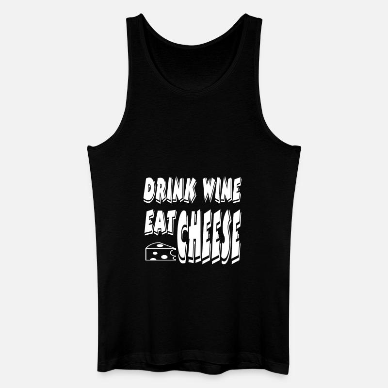 Wein - Männer Bio Tank Top - Schwarz