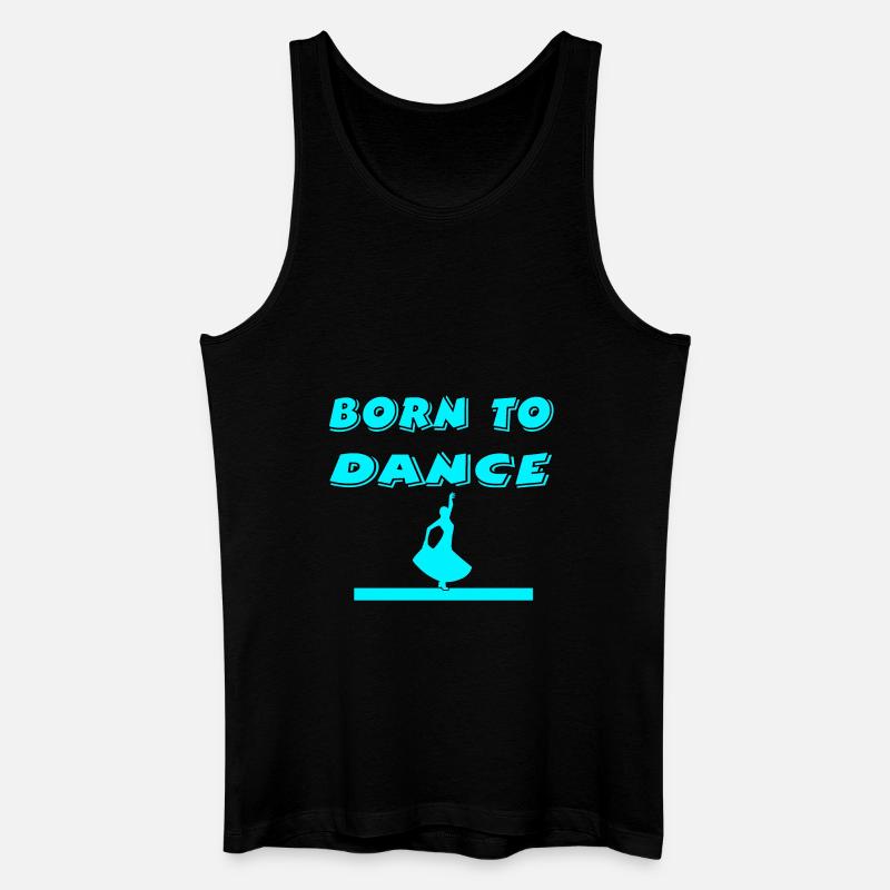 Tanzen - Männer Bio Tank Top - Schwarz