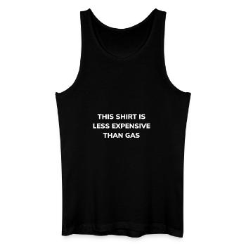 Hilfe Energiekrise - Männer Bio Tank Top - Schwarz - Vorne