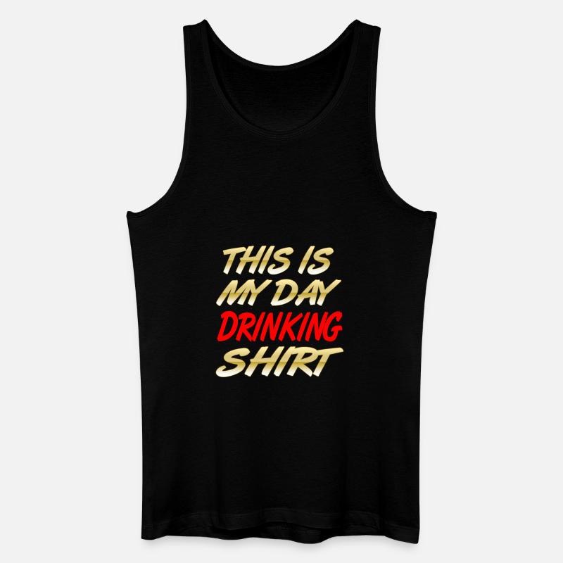 Bier - Männer Bio Tank Top - Schwarz