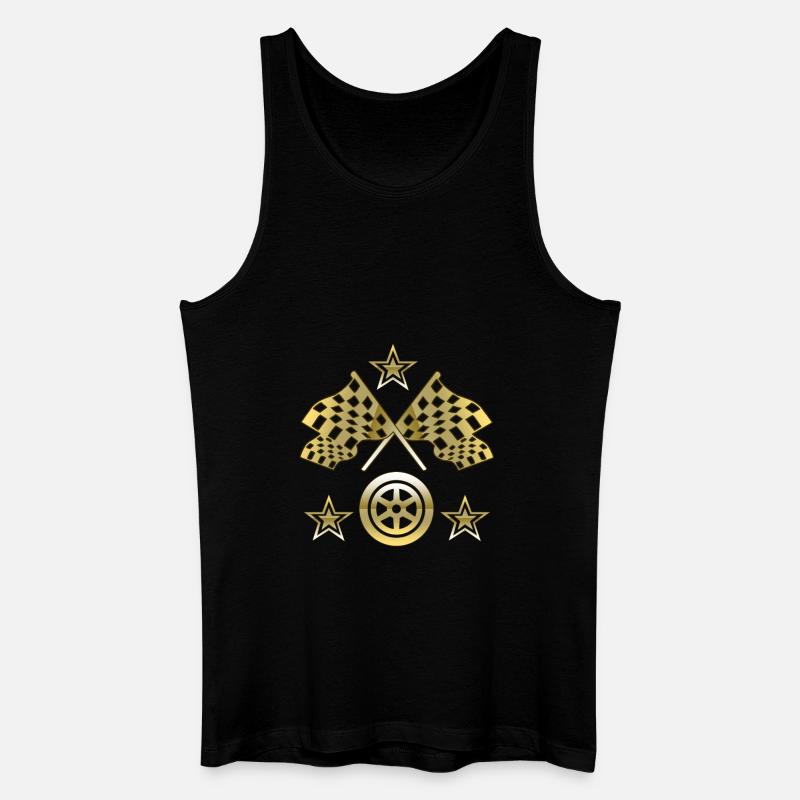Auto - Männer Bio Tank Top - Schwarz