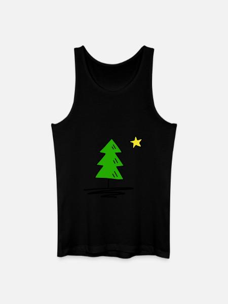 Fir tree - Men’s Organic Tank Top - black