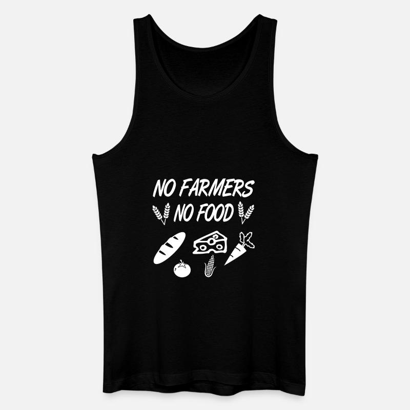Bauer - Männer Bio Tank Top - Schwarz
