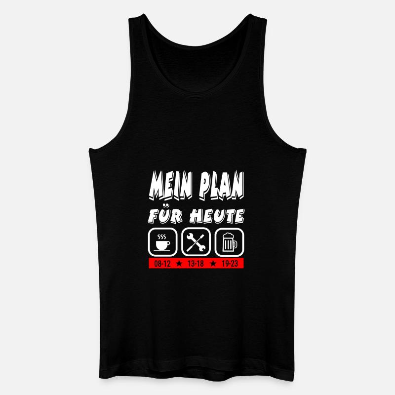 Auto - Männer Bio Tank Top - Schwarz