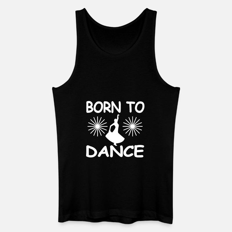 Tanzen - Männer Bio Tank Top - Schwarz