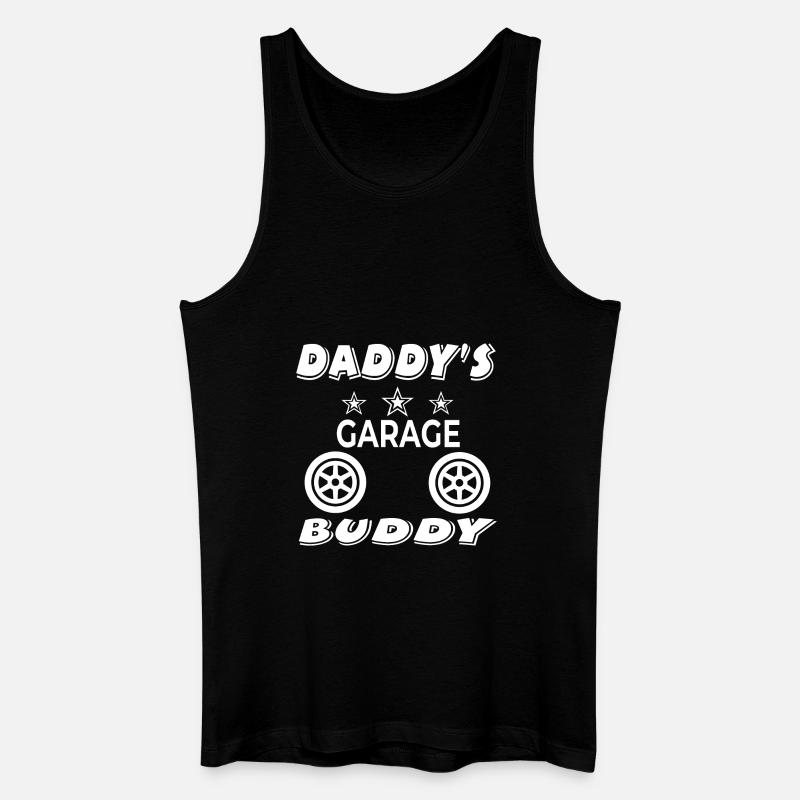 Garage - Männer Bio Tank Top - Schwarz