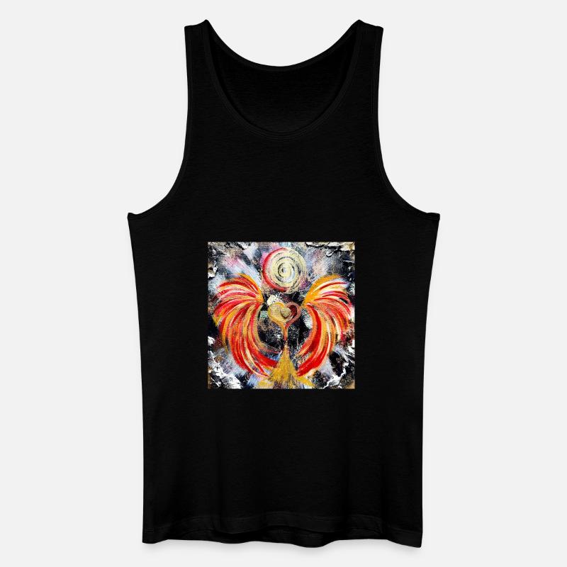 Herzengel der Pioniere - Männer Bio Tank Top - Schwarz