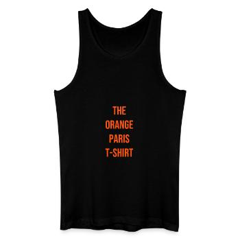 Das Orange Paris T-Shirt - The Orange Paris Shirt - Men’s Organic Tank Top - black - Front