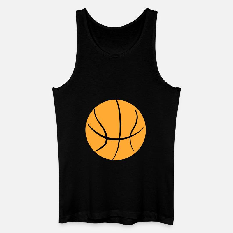 Basketball 25 - Männer Bio Tank Top - Schwarz