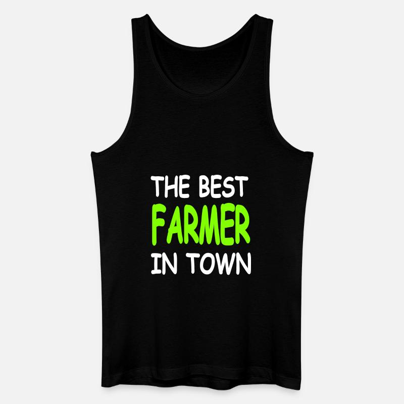 Bauer - Männer Bio Tank Top - Schwarz
