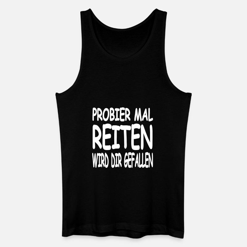 Ride - Økologisk tanktop til mænd - sort