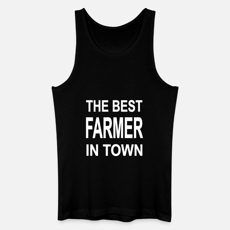 Bauer - Männer Bio Tank Top - Schwarz