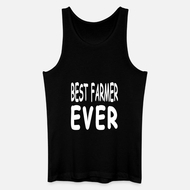 Bauer - Männer Bio Tank Top - Schwarz