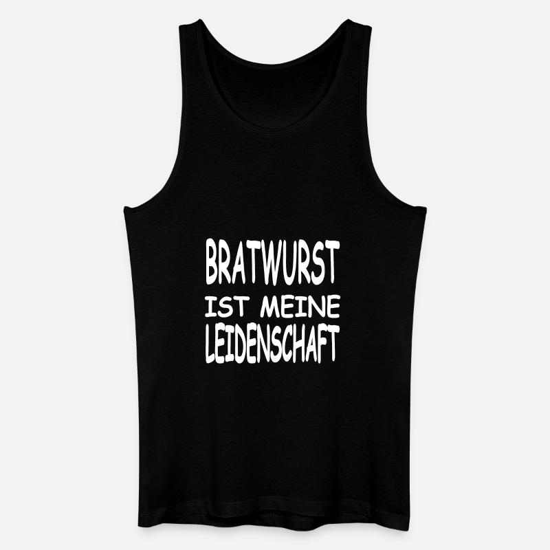 Bratwurst - Männer Bio Tank Top - Schwarz