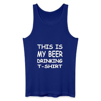 Beer - Men’s Organic Tank Top - royal blue - Front