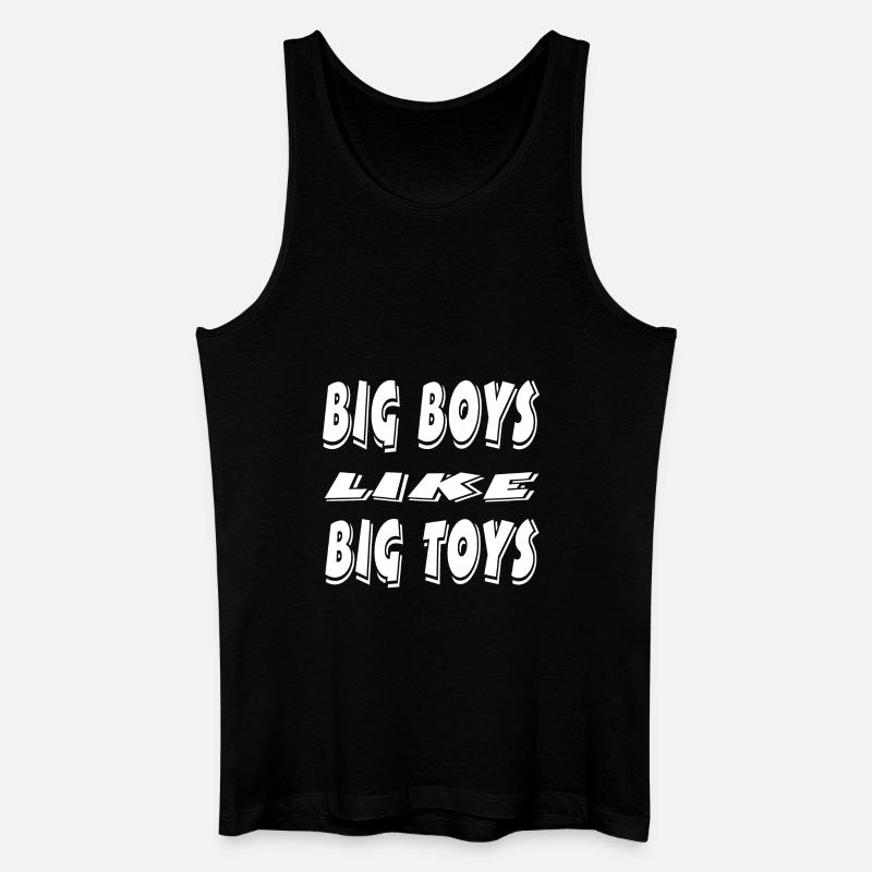 Traktor - Männer Bio Tank Top - Schwarz