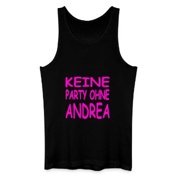 Party - Männer Bio Tank Top - Schwarz - Vorne
