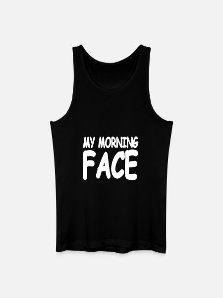 Face - Men’s Organic Tank Top - black