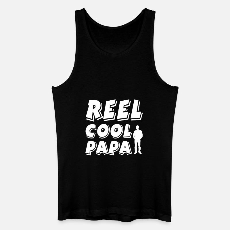 Vater - Männer Bio Tank Top - Schwarz