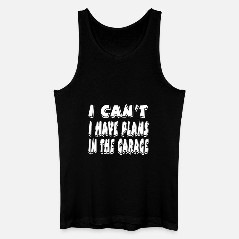 Garage - Männer Bio Tank Top - Schwarz