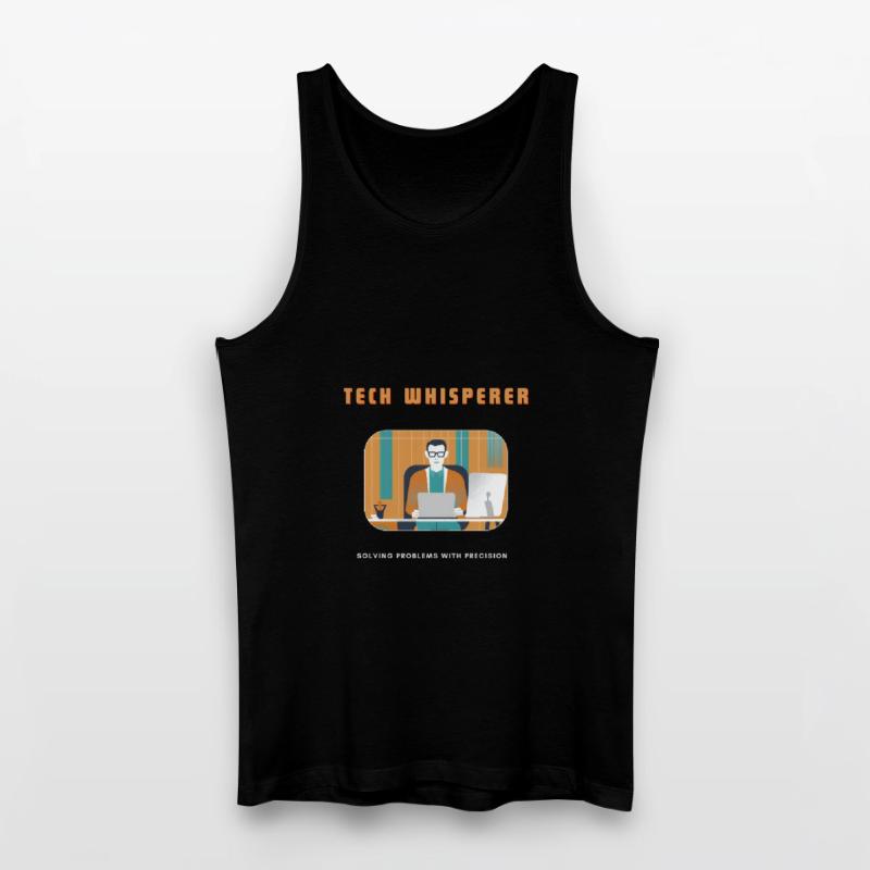 Tech Whisperer Solving Problems Men’s Organic Tank Top