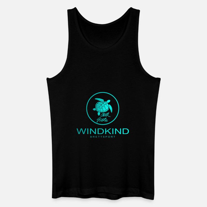 Chillkröte - Männer Bio Tank Top - Schwarz