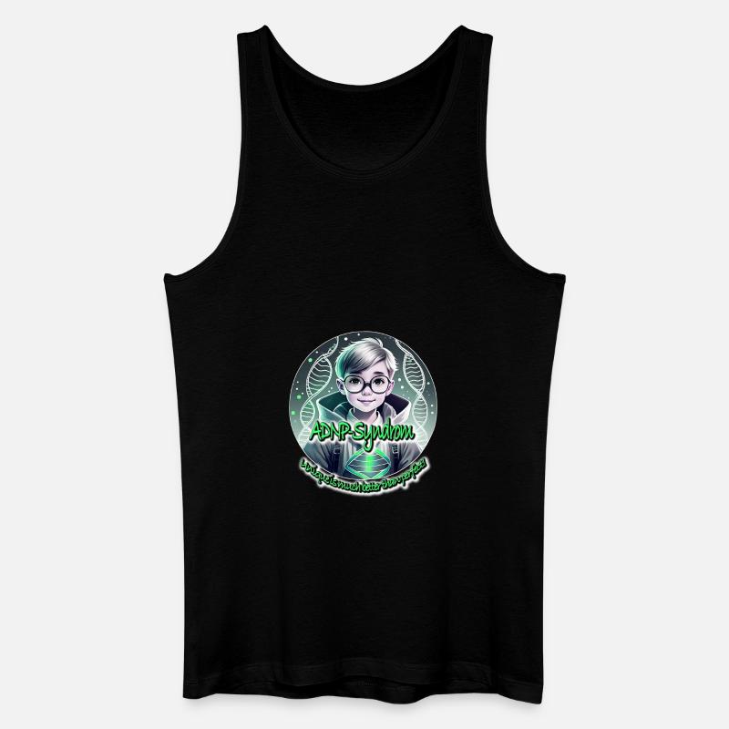 ADNP - Syndrom - Männer Bio Tank Top - Schwarz