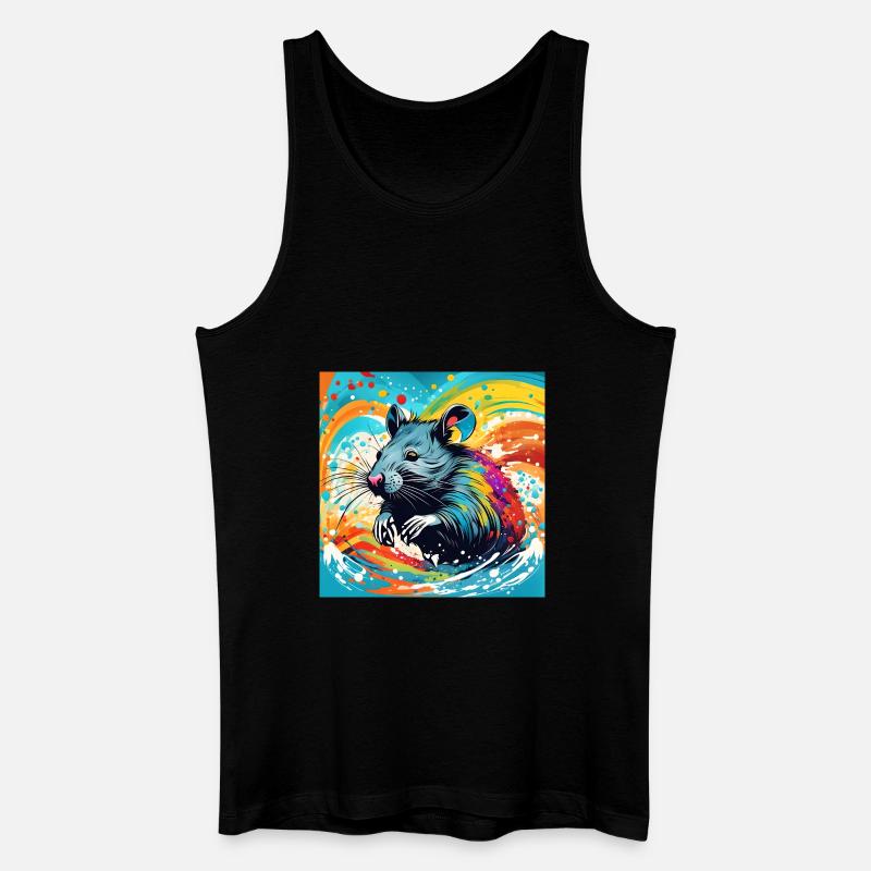 Couleur du rat - Débardeur bio Homme - noir