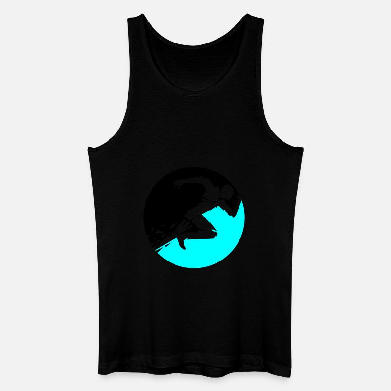 runner - Männer Bio Tank Top - Schwarz