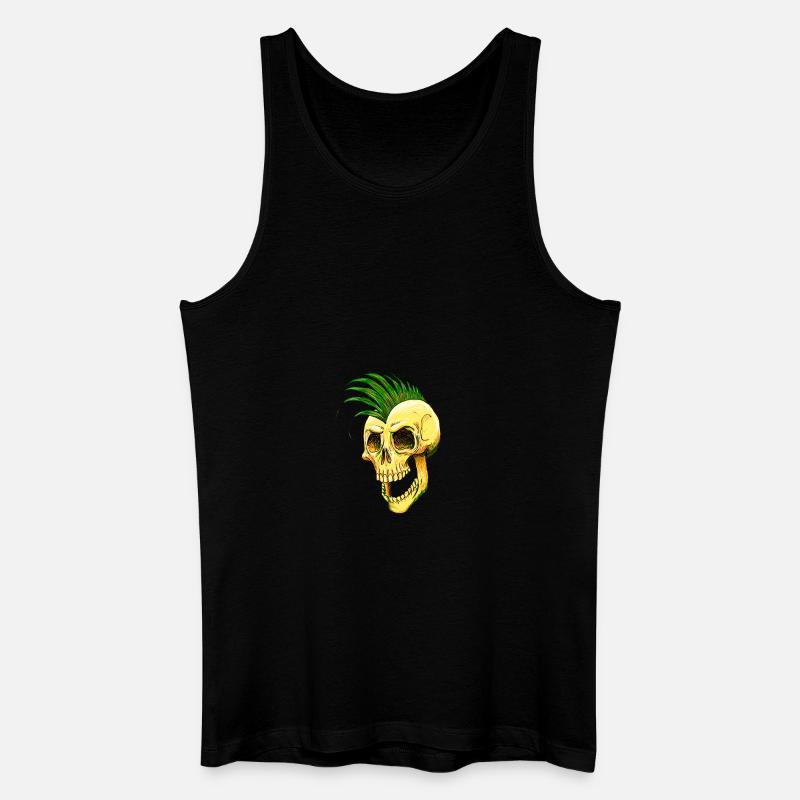 PUNKALAVERA - Männer Bio Tank Top - Schwarz