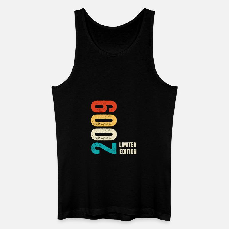 LIMITIERTE AUFLAGE 2009 - Männer Bio Tank Top - Schwarz