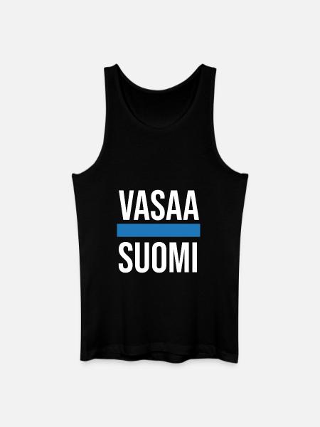 Vasaa Suomi - Débardeur bio Homme - noir