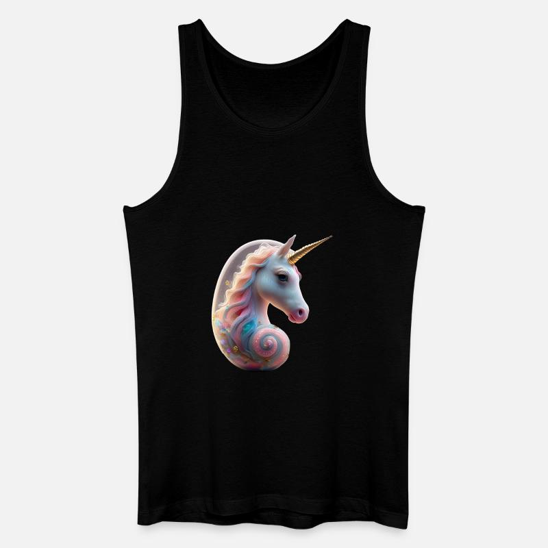 Einhorn Embryo 1 - Männer Bio Tank Top - Schwarz