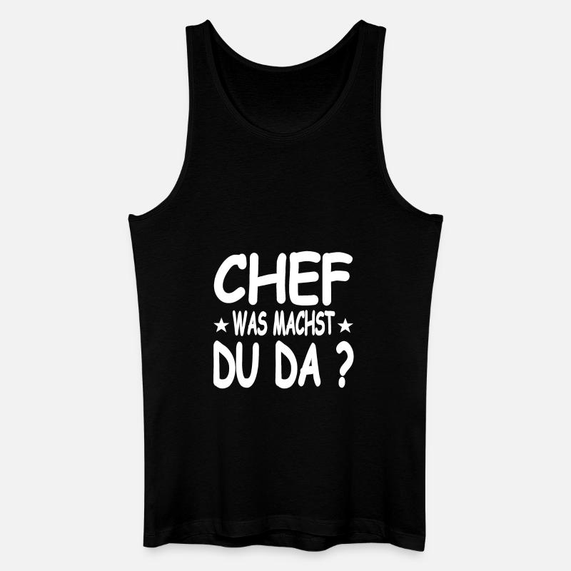 Chef - Männer Bio Tank Top - Schwarz