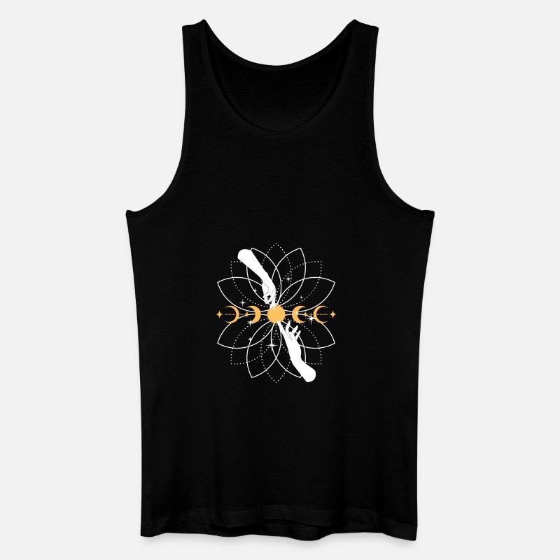 Magische Hände - Männer Bio Tank Top - Schwarz