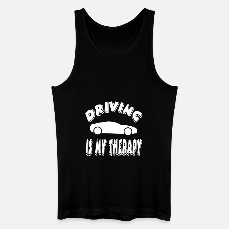 Auto - Männer Bio Tank Top - Schwarz