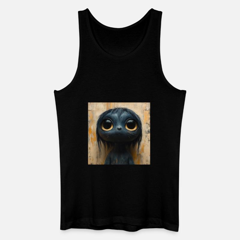 Außerirdisches Haustier - Männer Bio Tank Top - Schwarz