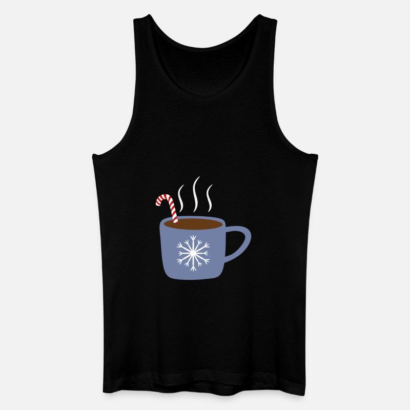 Heiße Schokolade - Männer Bio Tank Top - Schwarz