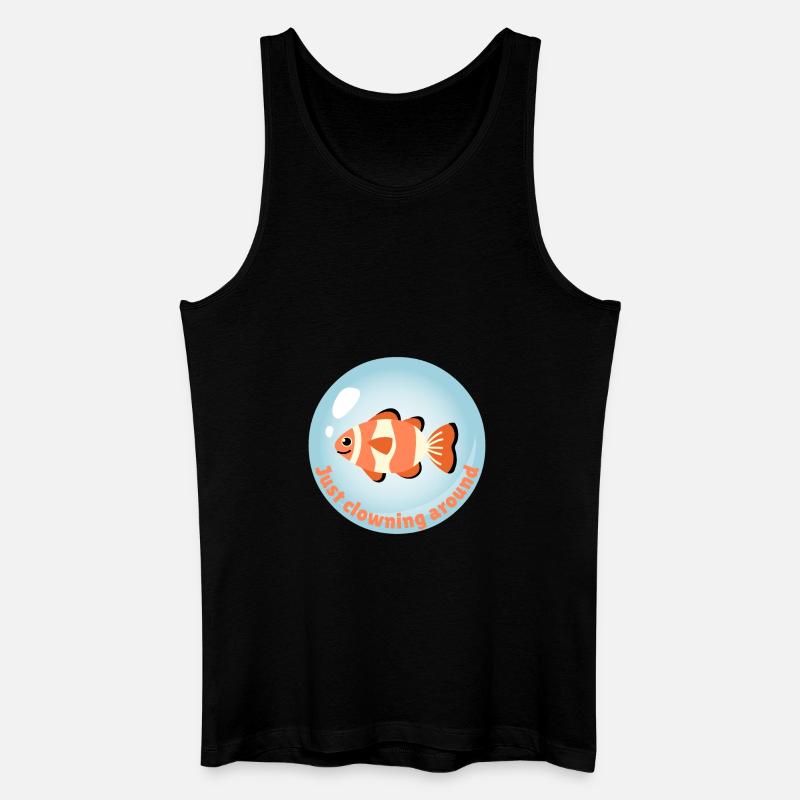 Nur herumalbern - Männer Bio Tank Top - Schwarz