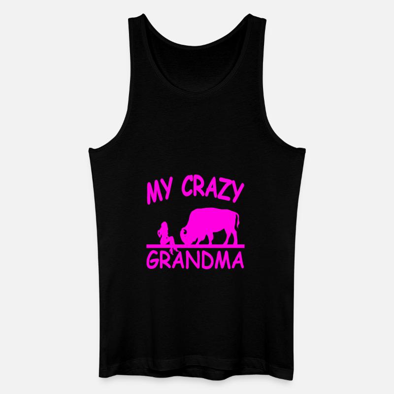 Oma - Männer Bio Tank Top - Schwarz