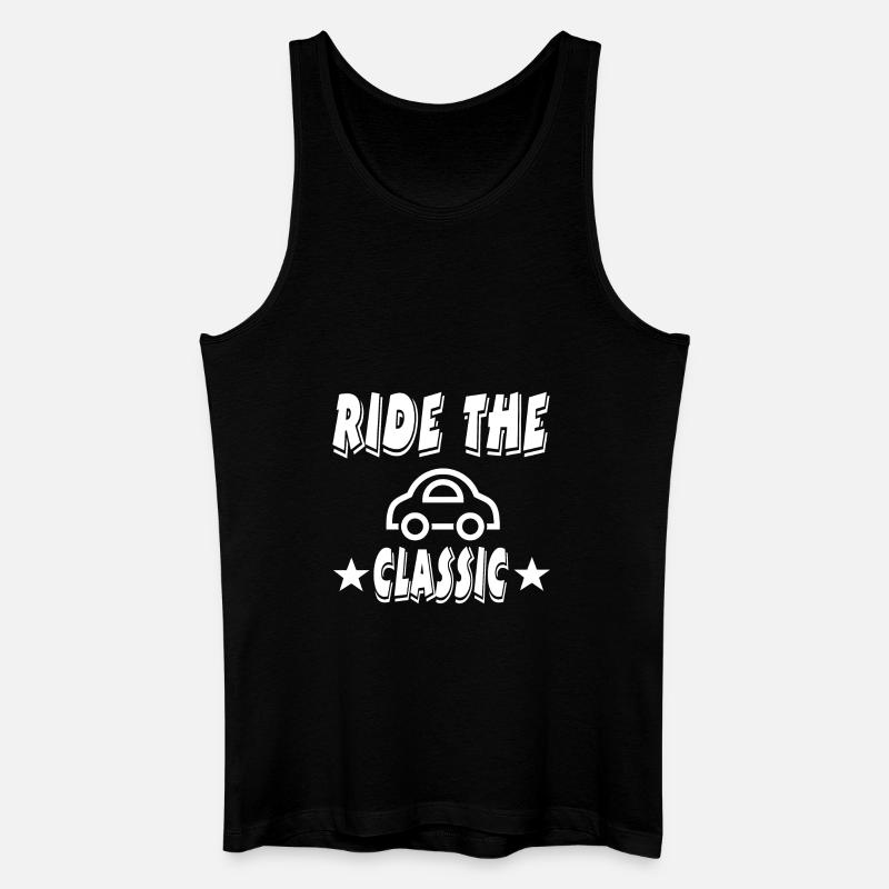 Auto - Männer Bio Tank Top - Schwarz