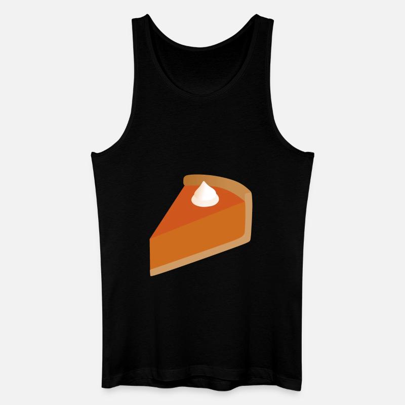 Kürbiskuchen - Männer Bio Tank Top - Schwarz