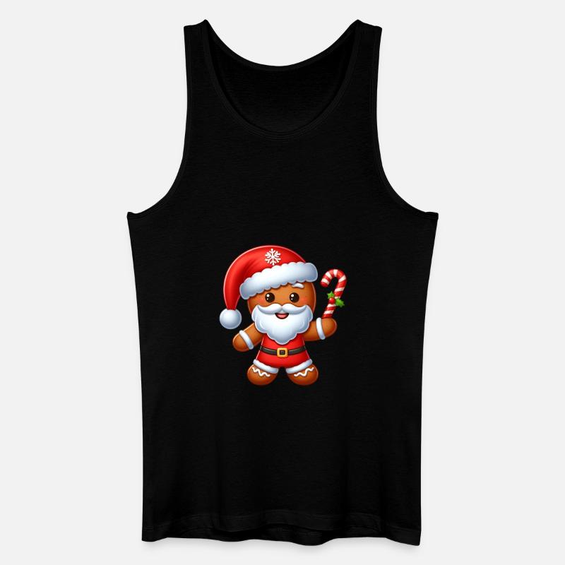Lebkuchen 1 - Männer Bio Tank Top - Schwarz