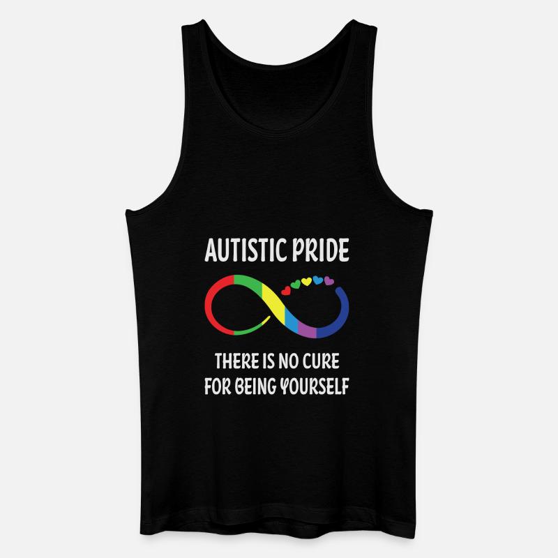 Autisme Autiste - Débardeur bio Homme - noir