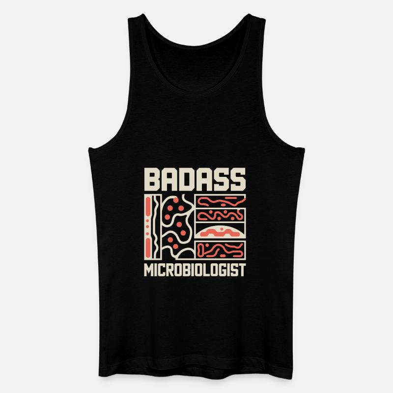 Wissenschaft mit Leidenschaft - Männer Bio Tank Top - Schwarz