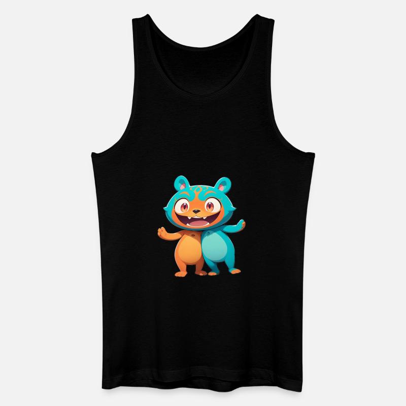 Waldmonster 0790895 - Männer Bio Tank Top - Schwarz
