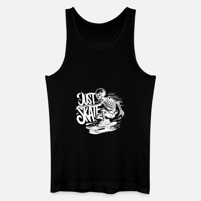 Just Skate - Männer Bio Tank Top - Schwarz