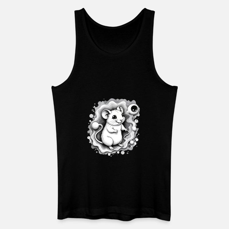 Hamster de l’espace - Débardeur bio Homme - noir